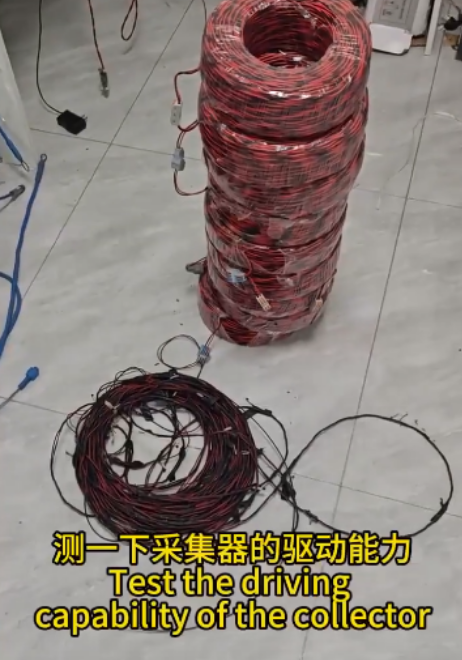 测温采集器长距离驱动演示视频